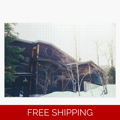 Le Studio Jigsaw Puzzle Building Winter far side